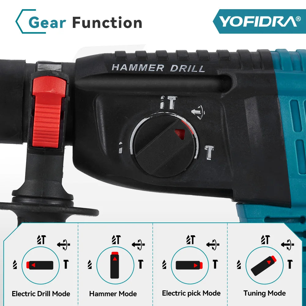 Professional-Grade Rotary Hammer — Power for Concrete, Brick & Masonry Without Premium Brand Prices