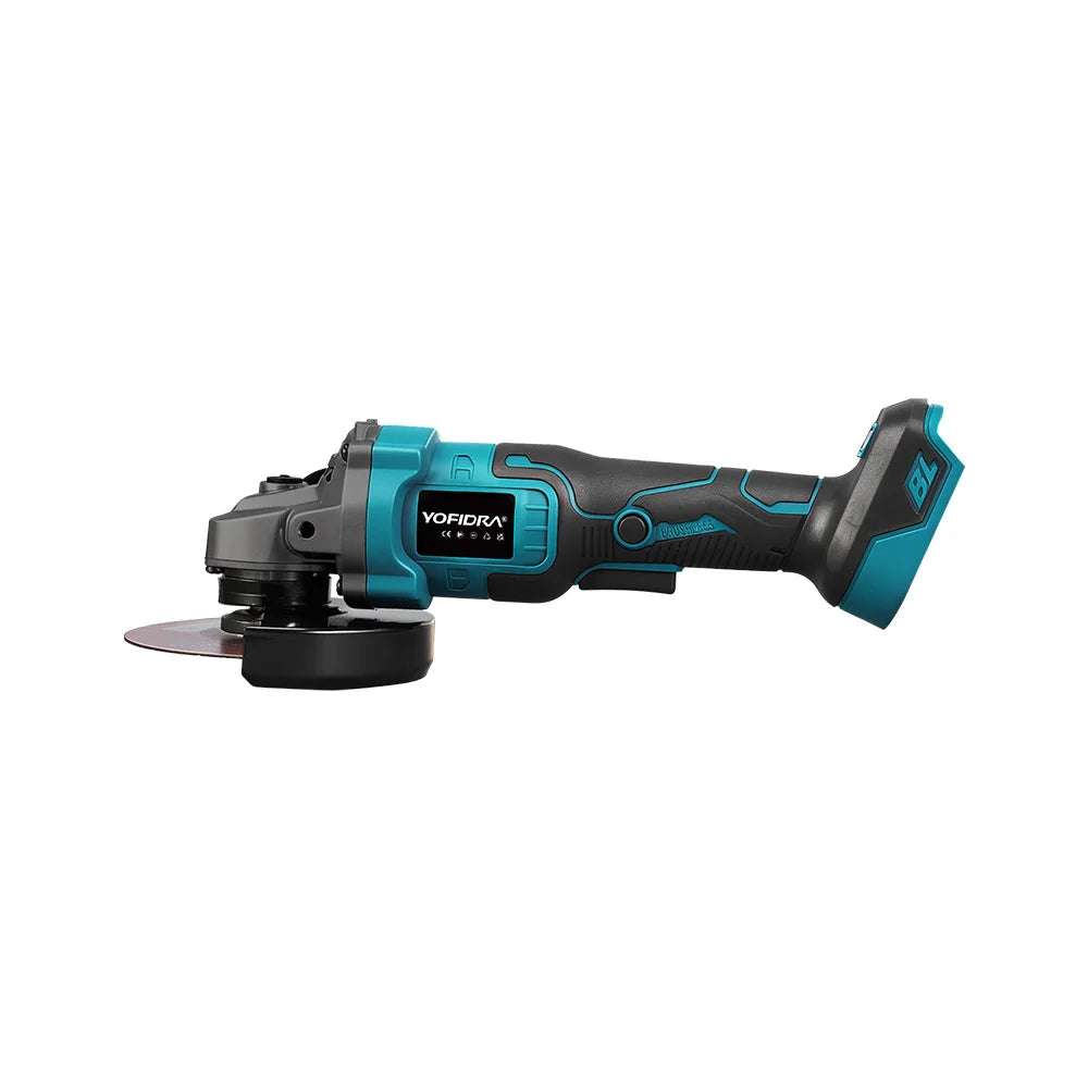 125mm Brushless Cordless Angle Grinder – 20,000 RPM High-Speed Cutting & Polishing Tool