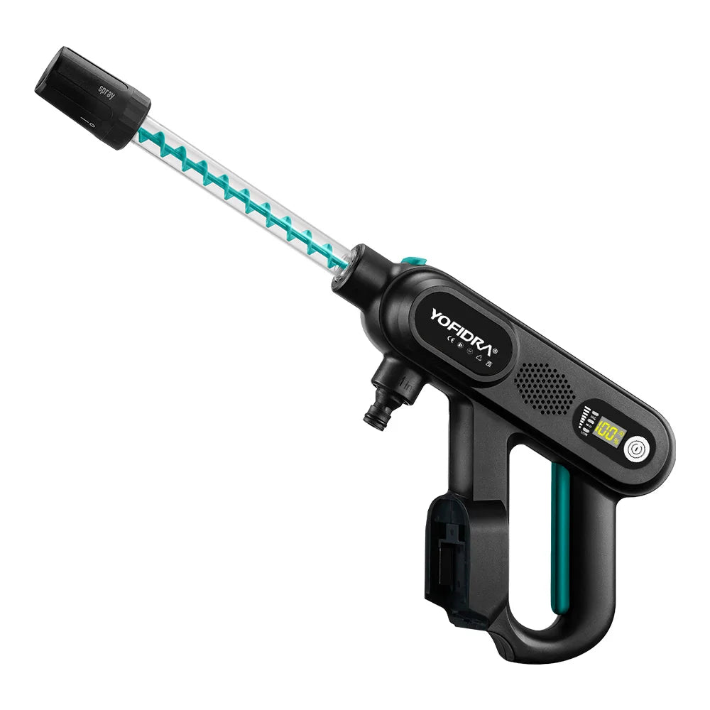 5-in-1 Brushless Cordless High-Pressure Washer Gun – 220 Bar Car & Home Cleaning Tool