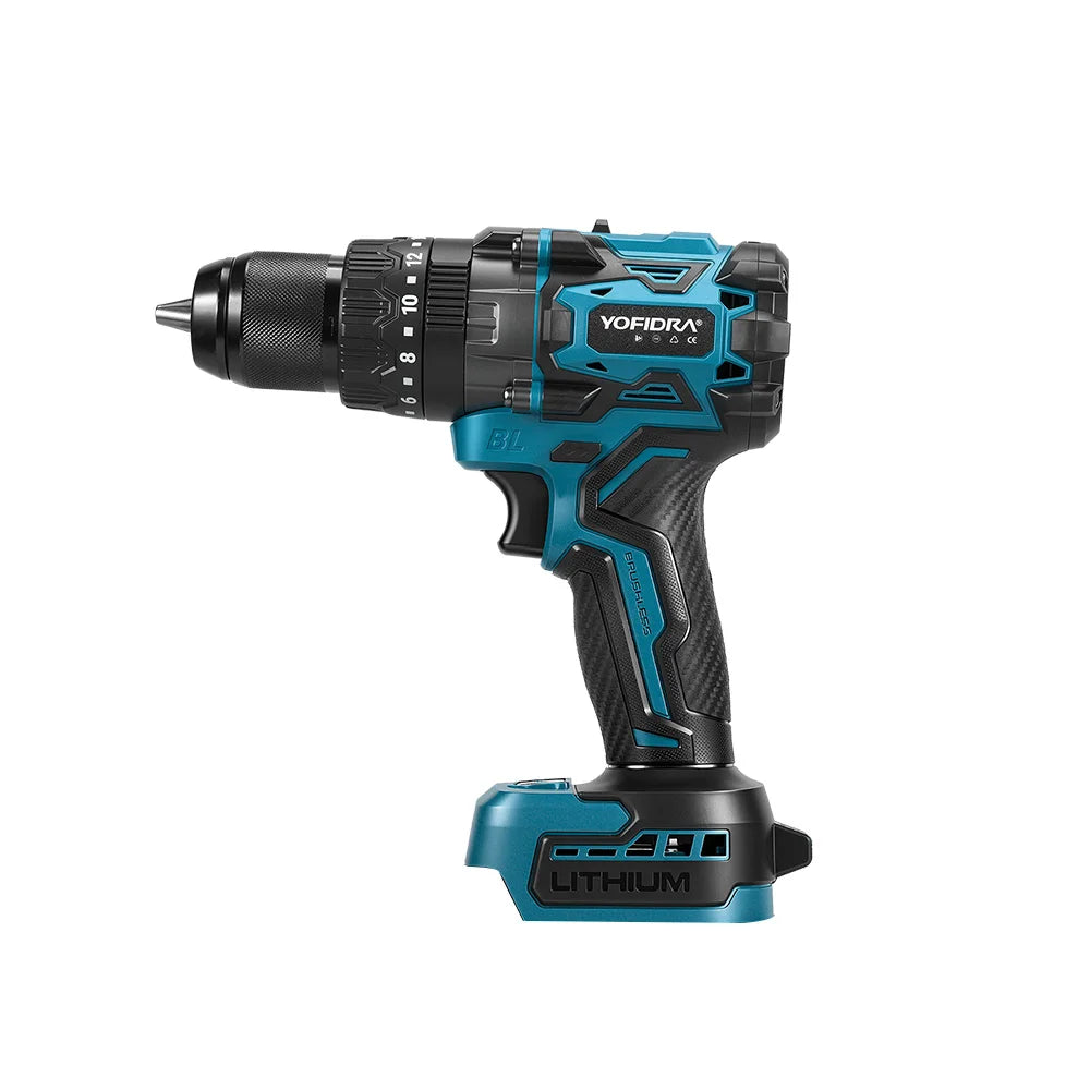 900 N·m Brushless Cordless Impact Drill – 13 mm High-Torque Drilling & Driving Tool.