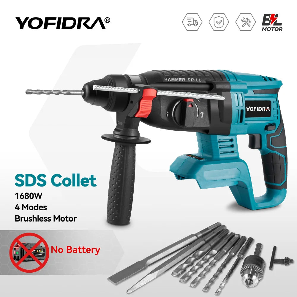 Professional-Grade Rotary Hammer — Power for Concrete, Brick & Masonry Without Premium Brand Prices