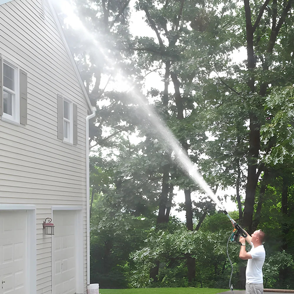5-in-1 Brushless Cordless High-Pressure Washer Gun – 220 Bar Car & Home Cleaning Tool