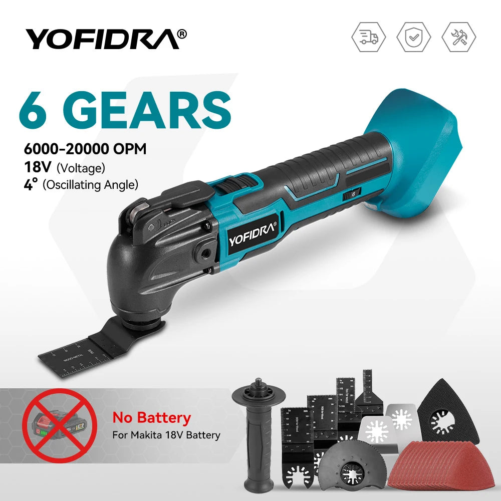Brushless Cordless Oscillating Multi-Tool – 20,000 OPM Cutting & Trimming Power Tool