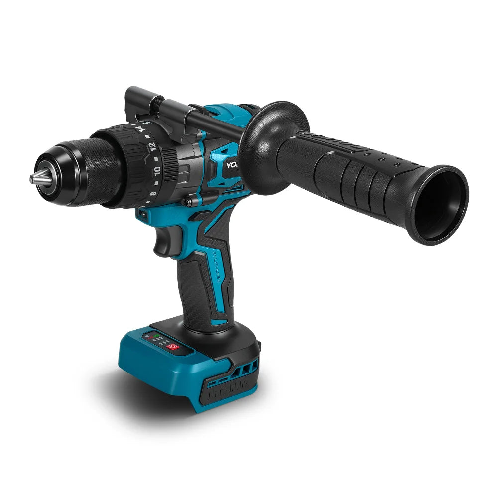 900 N·m Brushless Cordless Impact Drill – 13 mm High-Torque Drilling & Driving Tool.