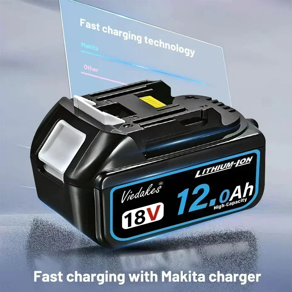 18V High-Capacity Power Tool Battery – 8Ah / 10Ah / 12Ah Rechargeable Lithium Battery