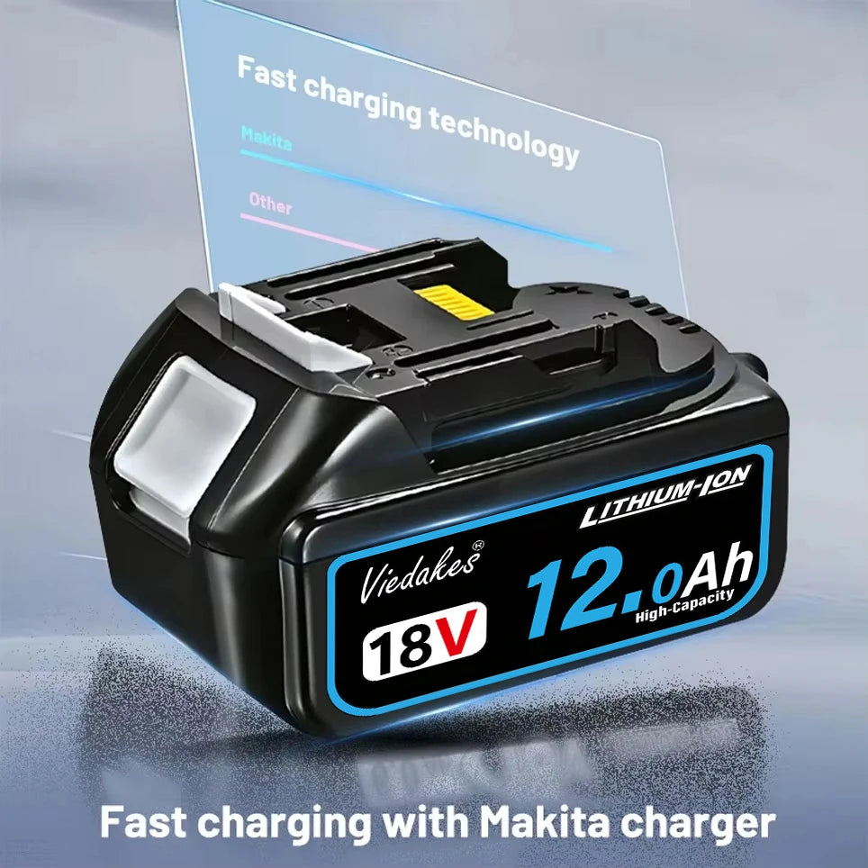 18V High-Capacity Power Tool Battery – 8Ah / 10Ah / 12Ah Rechargeable Lithium Battery