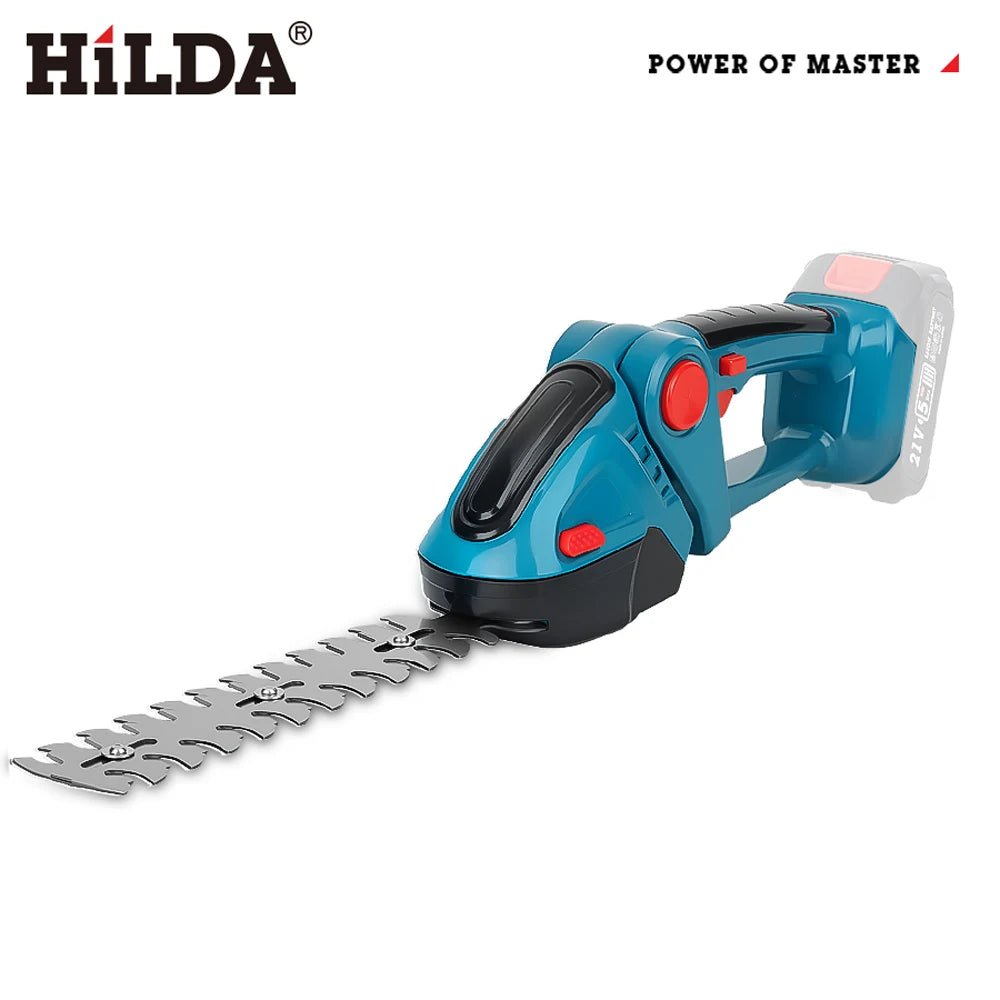 2-in-1 Cordless Hedge Trimmer & Grass Shear – Handheld Pruning & Shrub Cutting Tool
