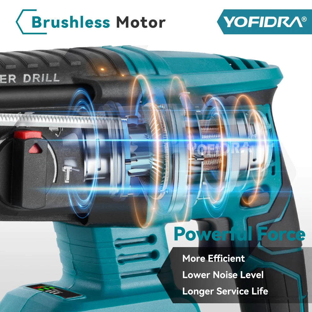 Professional-Grade Rotary Hammer — Power for Concrete, Brick & Masonry Without Premium Brand Prices